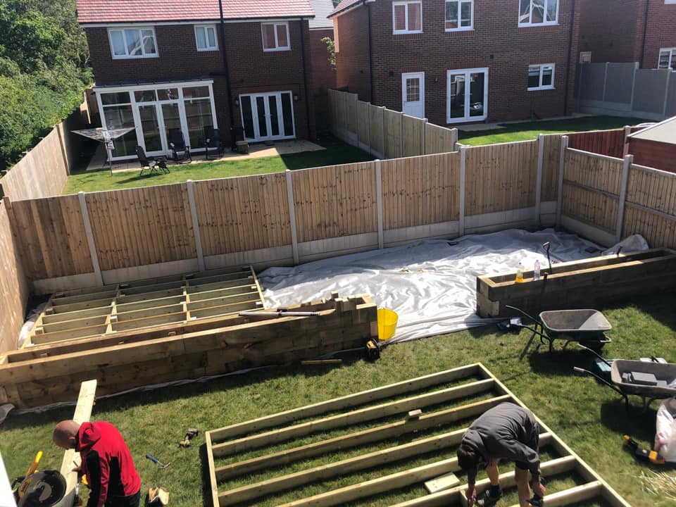 wooden Decking installation
